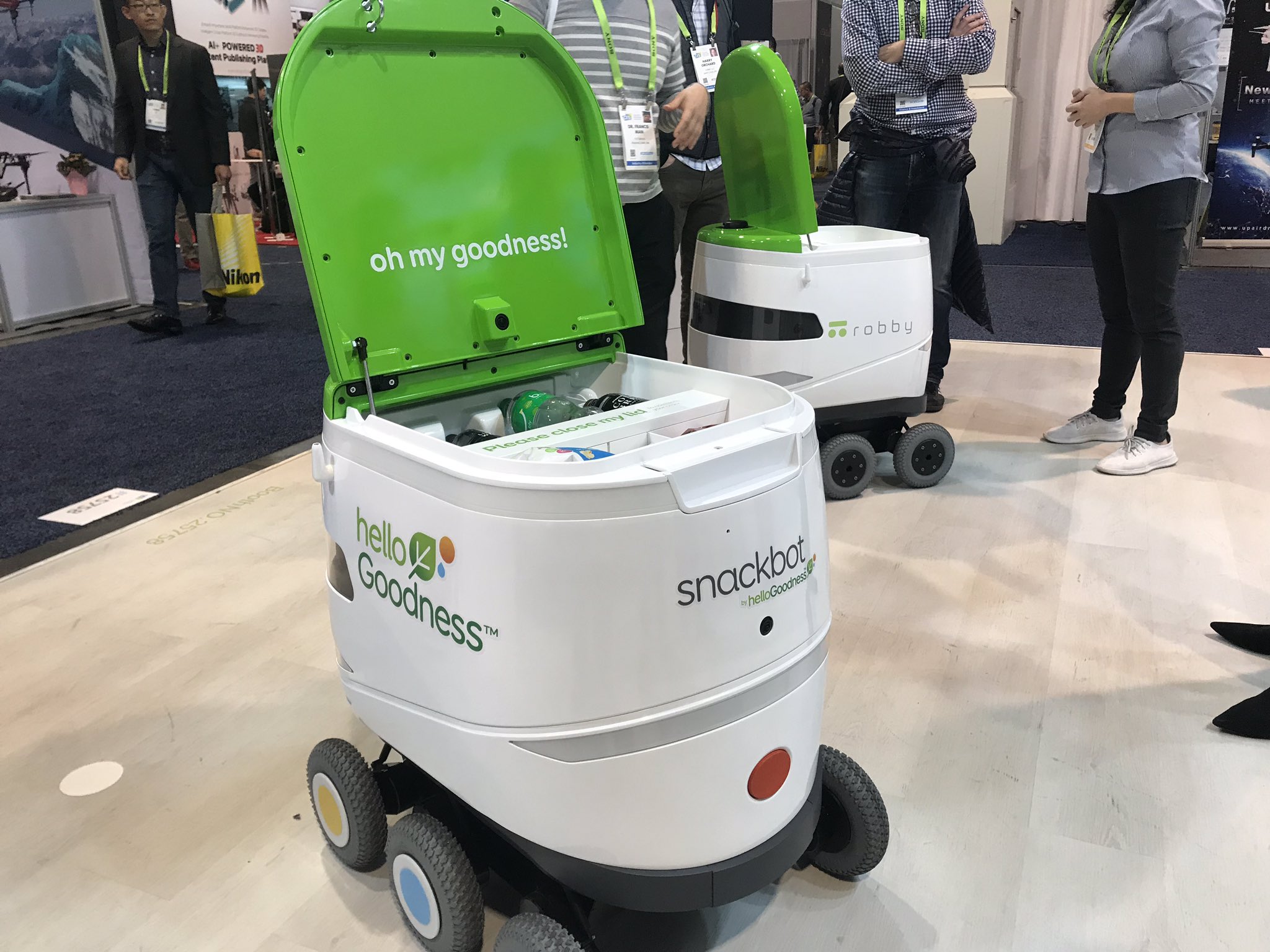 Robby delivery robot 2025