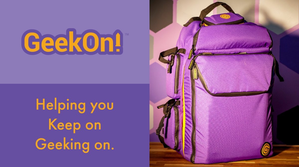 GeekOn_Gaming's tweet photo. We know you're looking forward to game night. Carry your games there in style with The Ultimate Boardgame Backpack. 

Order yours now at https://t.co/VvkMd4JAiY https://t.co/YKj5LP4mS9
