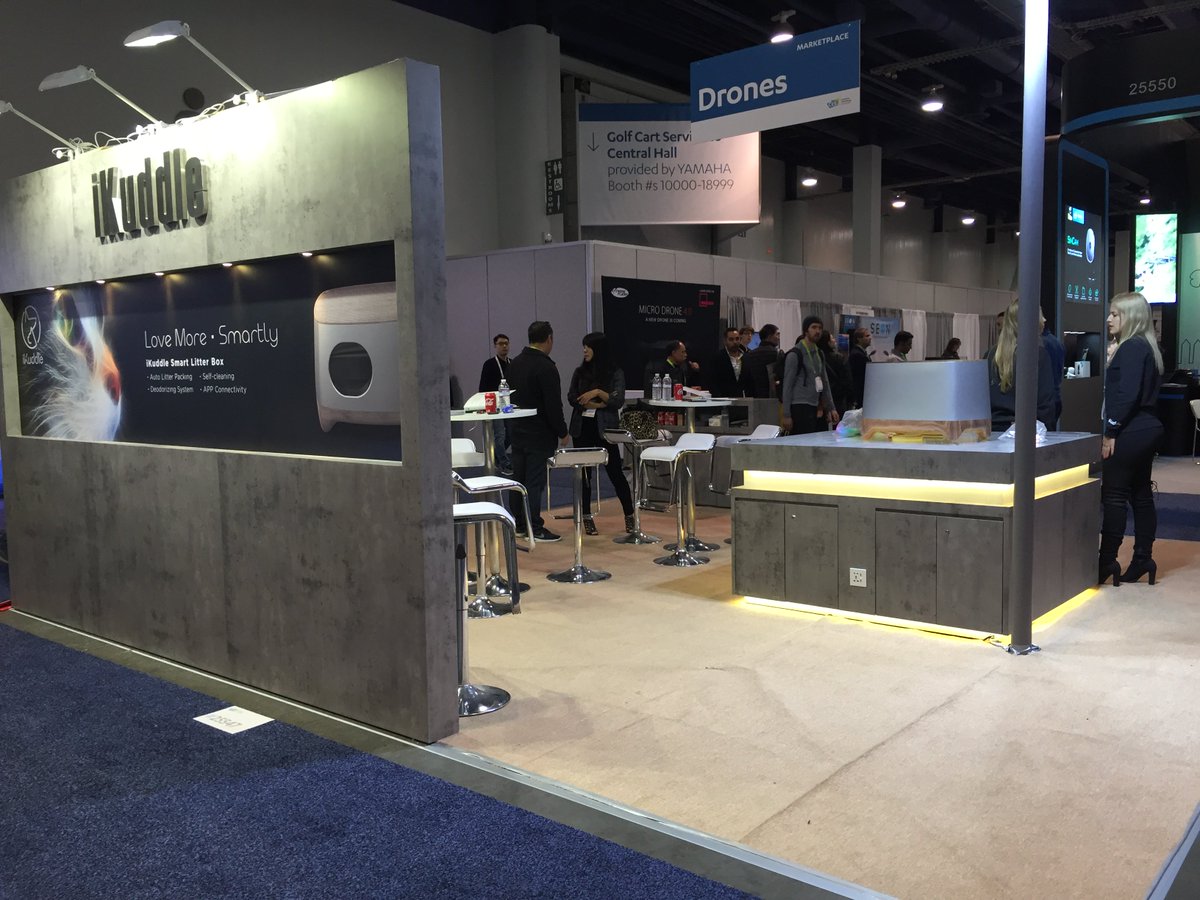 iKuddle_PetCare's tweet photo. We're live at #CES2019! Come say hi and check out our latest innovation with the iKuddle Smart Litter Box. We're located at LVCC South Hall 2 Booth 25547. See you there! https://t.co/D6Z5Xq6NLp