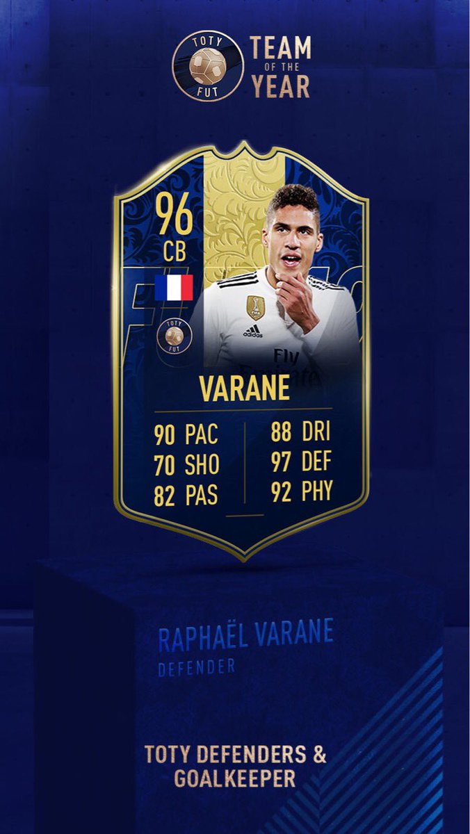 Befifa Fifa21 Auf Twitter La Carte Toty De Raphael Varane