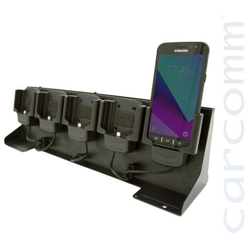 Our bespoke 5-Slot Desktop Cradle, store and charge up to five #Samsung #Galaxy #XCover4 SM-G390's. The ideal solution for office and industrial environments. ow.ly/XEVa30nfJYB #carcomm