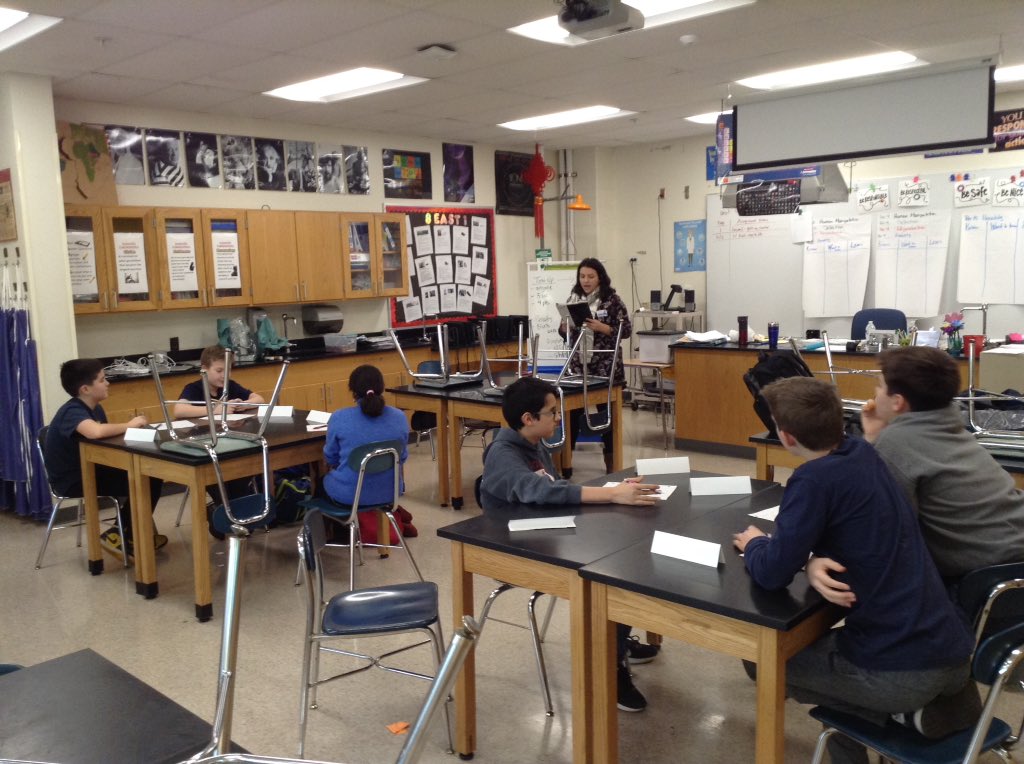 Science Bowl practice with our guest from Argonne National Laboratories. #SouthLearns. #d25learns