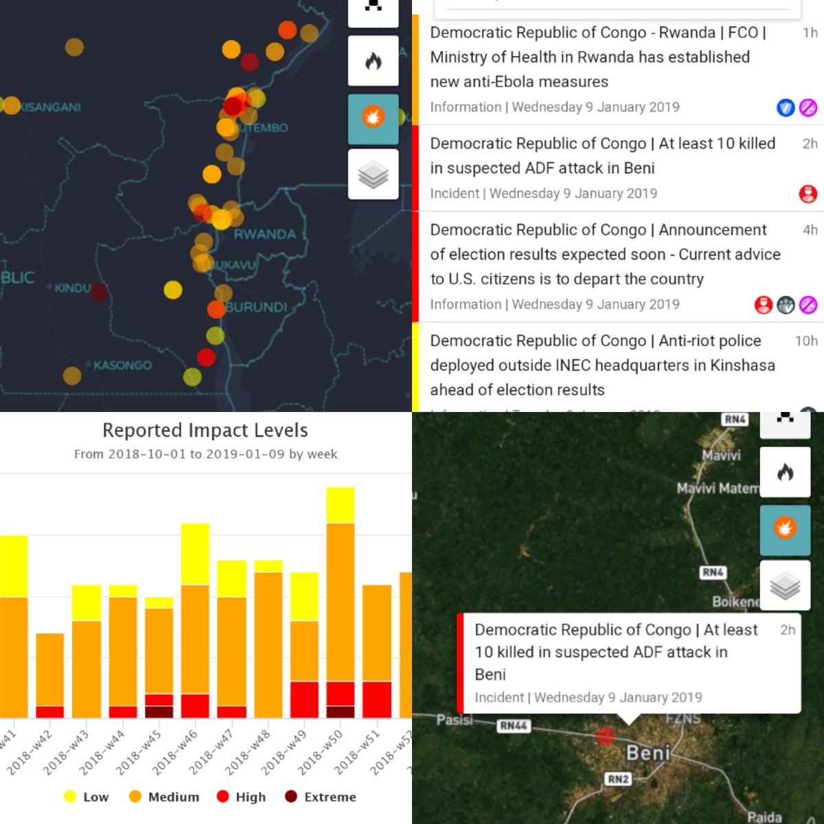 BlaiseOrtiz's tweet image. Follow the situation in #DRC on the most advanced threat intelligence platform @_hozint 
#Congo #CongoElection