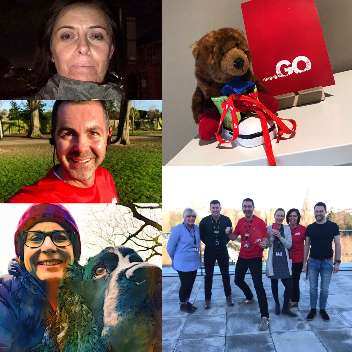 UniNhantsNurse's tweet photo. Some of our RED faced 🥵 lecturers sporting @redjanuaryuk T-shirt’s and RED attire! Are you a fellow REDer at @uninorthants ? If so watch out for posts coming soon about #REDWednesdays at UoN where we will be organising campus walks/runs! Not just for Jan but ALL the year round! https://t.co/r6W5xQ8S8o