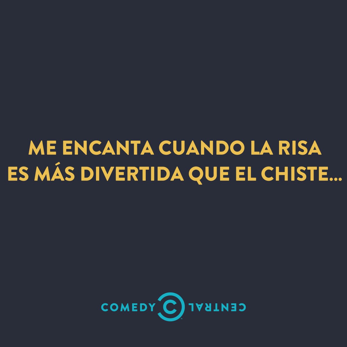 ComedyCentralLA's tweet photo. Punto para las risas raras. 👍🏻 https://t.co/lUcz09T8zj