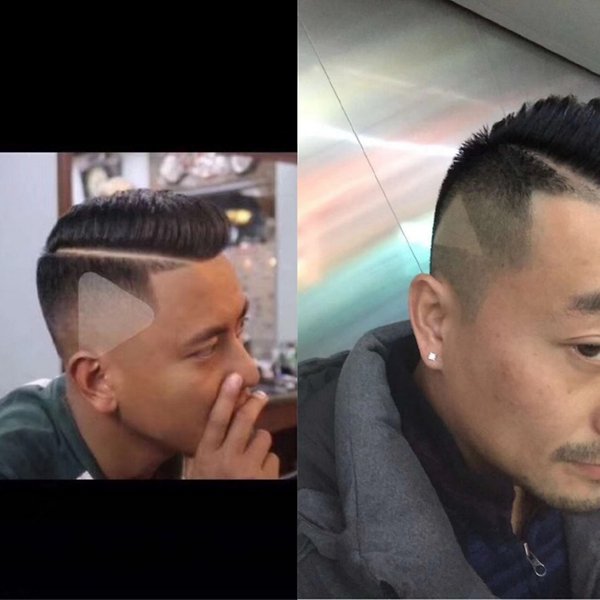 Парикмахер выстриг значок play на голове клиента, который показал стрижку мечты на видео