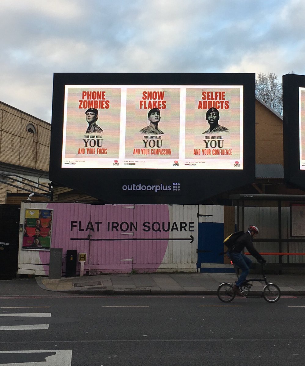 rshotton's tweet photo. There might be plenty of snowflakes, phone zombies or selfie addicts, but no one identifies as one

So this ad talks to our perception of other people, not how they identify themselves

It ends up speaking to no-one https://t.co/qQt0gmMVrr