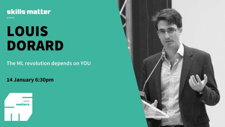 itstashko's tweet image. Come to #CodeNode tomorrow evening to find out how the #MachineLearning revolution depends on YOU! #DataMatters with @louisdorard. Register here for free: bit.ly/2C9FN3Y

#DataScience #AI #BigData