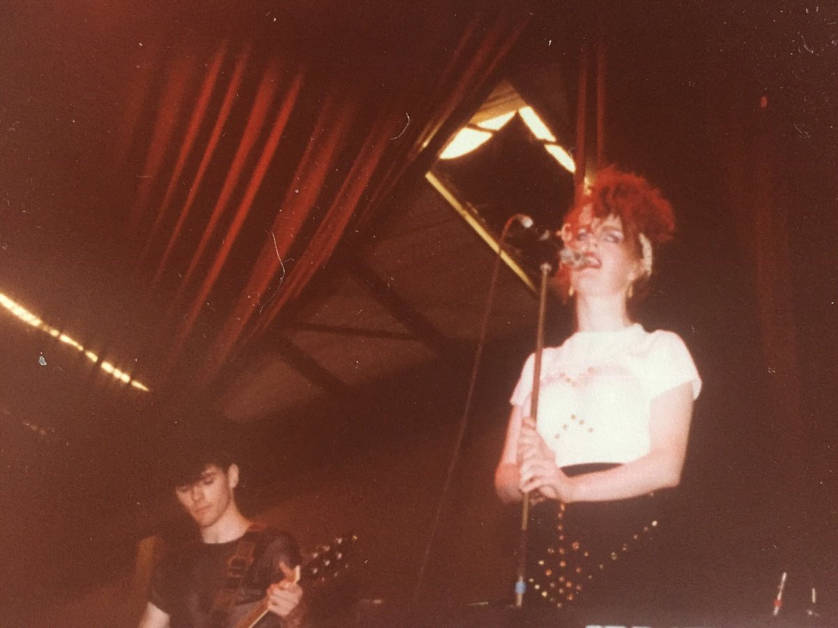 unevensteven60's tweet photo. Ludus were certainly a unique band from Manchester. Here is #Linder Sterling and #IanDevine. Linder well-known graphic designer for @Buzzcocks and #Magazine. 📸 Steven Palmacci 1981 https://t.co/ga5JpqACjy