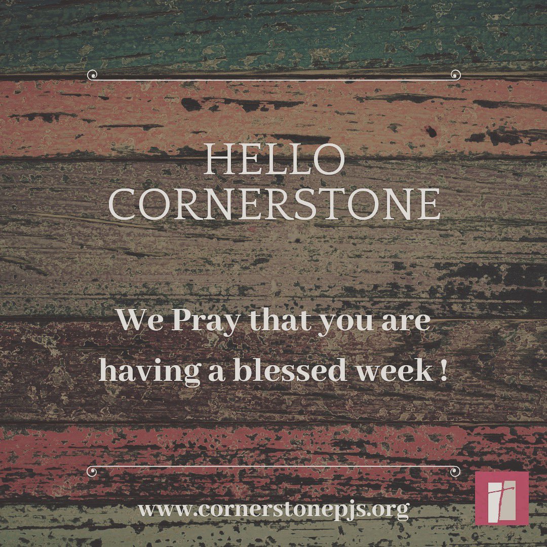 Cornerstone PJS tweet media