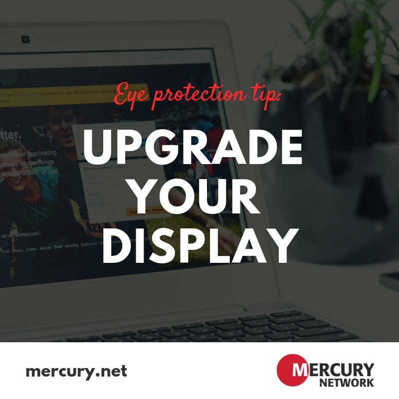 mercurynetworks's tweet photo. In order to protect your eyes, replace your old tube-style monitor with a flat-panel liquid crystal display (LCD).

#mercurynetwork #internet #hosting #webhosting #domainregistration #homephone #businessphone #itservices #it https://t.co/6Vjh7LOkg1