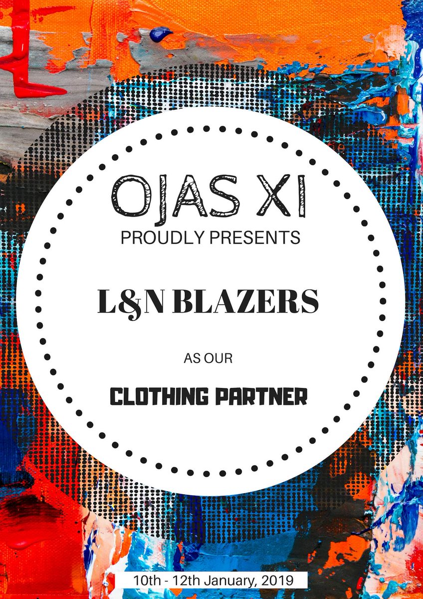 Ojas_SPJIMR's tweet photo. Welcoming L&amp;N Blazers as our Clothing Partner!

#OJASXI #RideTheRush https://t.co/nlSGvqbBiF