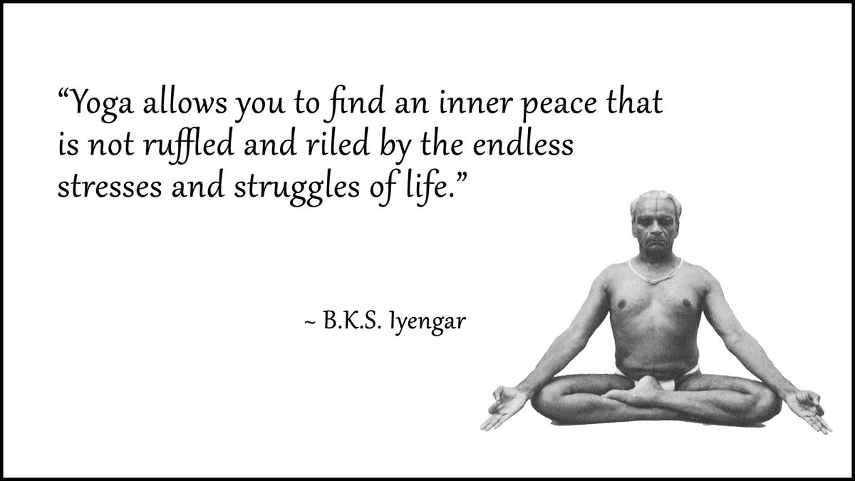 yogamad_hq's tweet photo. a great B. K. S. Iyengar to give us all some #WednesdayWisdom 🕉️ #yoga #yogalovers #yogamad #yogaquote #iyengar #iyengaryoga #bksiyengar #yogatime #inspo #quoteoftheday https://t.co/AQbWNdMhvg