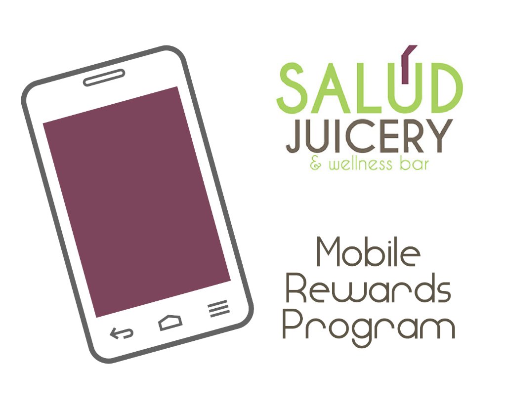saludpsu's tweet photo. Sign up for our loyalty program and include your email to earn free product and receive features and coupons. 

#Saludjuicery #wellnessbar #savemoney #livehealthy #mobilerewards #loyaltyprogram https://t.co/rRkE0Pyiu3