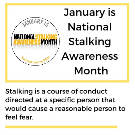 stmlearning's tweet image. You are NOT to blame for a stalker's behavior.
•
ow.ly/Hxmq30ndNpX
•
#stalking #stmlearning #educationalbooks #violence #medicalbooks #stm #sciencetechnicalmedical #january #nationalstalkingawareness #crimevictims #stalkingvictims #stalkingawareness #reportstalking