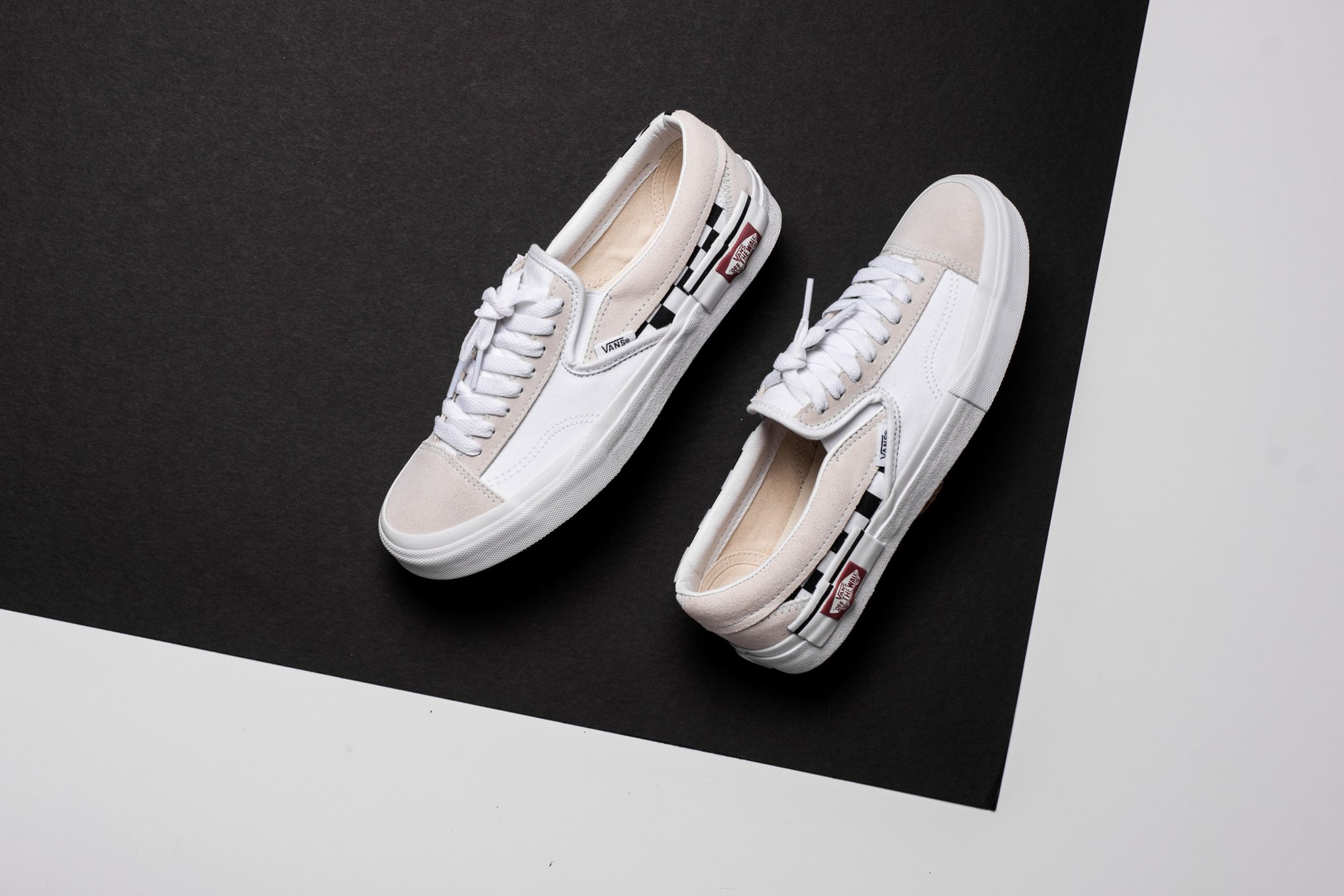 Checkerboard slip on cap vans online