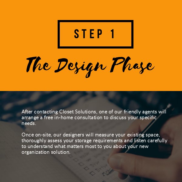 closet_solution's tweet photo. You are involved in every aspect of our 5-Step Process to ensure that you love your new organization solutions. 😍

https://t.co/zp7K7n6WUZ for more information! 💡

#closetorganizer #closetorganizers #closet #closetgoals #closets #closetsale #closetshop #closetorganization https://t.co/Y9vEABxmt7