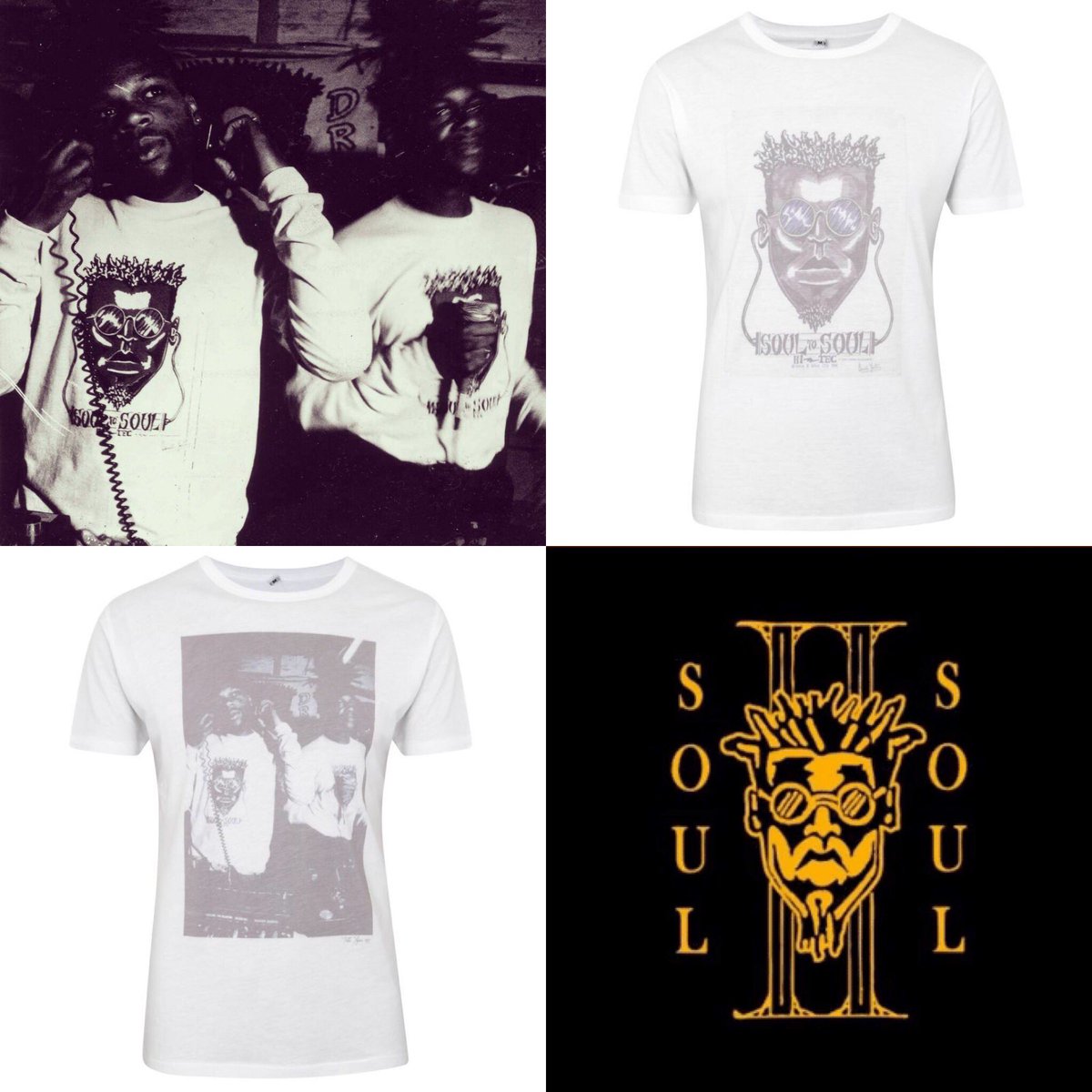 Soul2SoulUK's tweet photo. Soul II Soul Store Spotlight: ‘The Original Funki Dred' and 'Jazzie B & Aitch B: Japan circa 1987' from the Original Art Collection by Derek Yates.
Available to order at https://t.co/W5jigvWk1R!
#soul2soul #jazzieb #funkidred #merch #originalartcollection #derekyates #tees https://t.co/Eua9Hi6E32