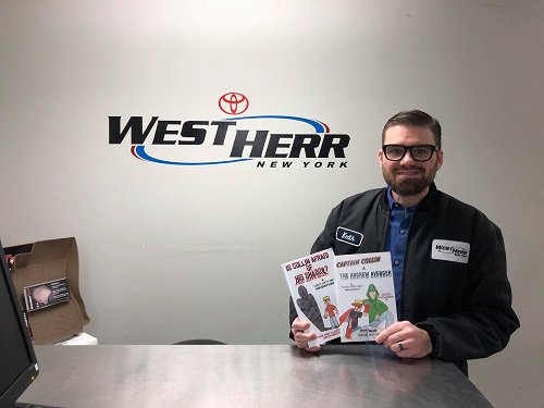 For this week’s #WestHerrWednesday, we took a trip to #WestHerr Toyota of Williamsville to get to know more about Parts Specialist, <a href="/KeefWhiteJR/">Keith White Jr.</a> 👋 🚘 🔧
 
➡️ bit.ly/WHWKeithW