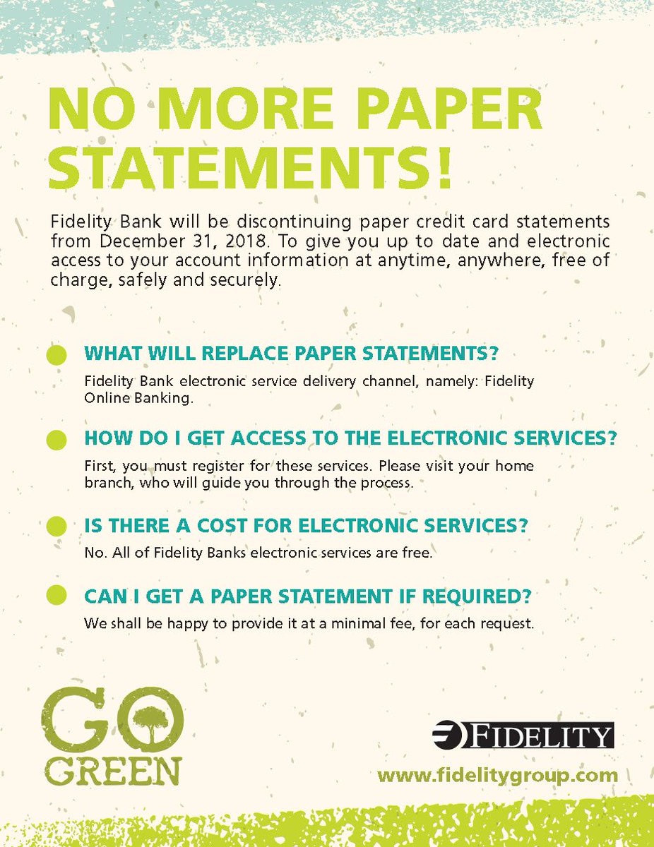 Fidelity Bank (BH) tweet media