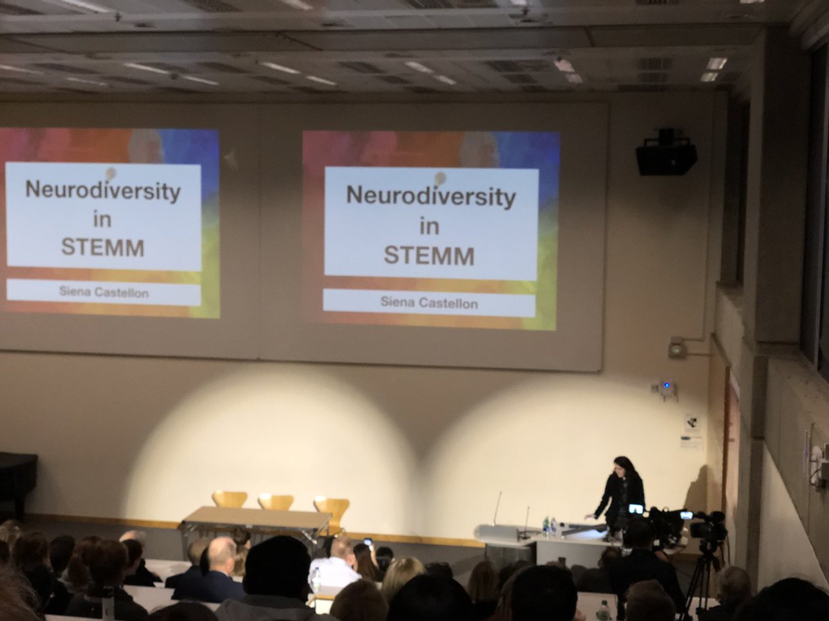 MarkAndersonPhD's tweet photo. Deeply thought-provoking and informative talks on #diversityinSTEM here today, from @jesswade @faith_uwadiae and @QLMentoring @ImperialCollege #AthenaLecture https://t.co/h2ARtsbk7Y