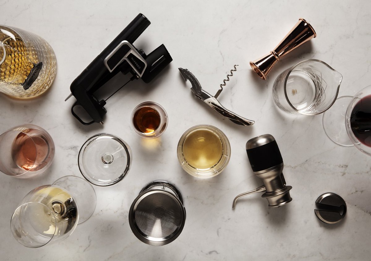 WineEnthusiast's tweet photo. Register for the things you'll actually use every day. Check out https://t.co/2XTqVjDJle and #GiftBetter. #thirstynest https://t.co/d8VjfPqUat