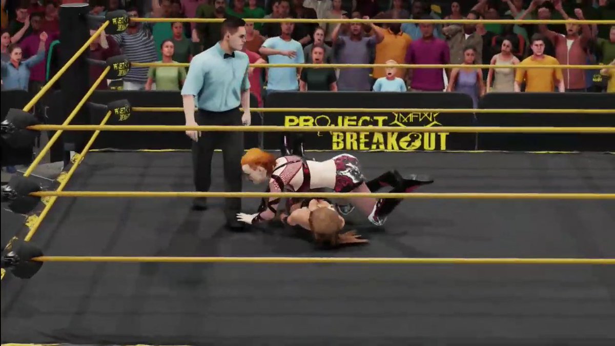 HuntWheelerHunt's tweet photo. So yeah, finally back after winning the title (thanks for watching @DX1228) and my victory against her was #SweetPerfection. Oops, guess I used @AmayaAngelo1's hashtag against her. #BitterSweetVictory https://t.co/Qa59qsB5Kd