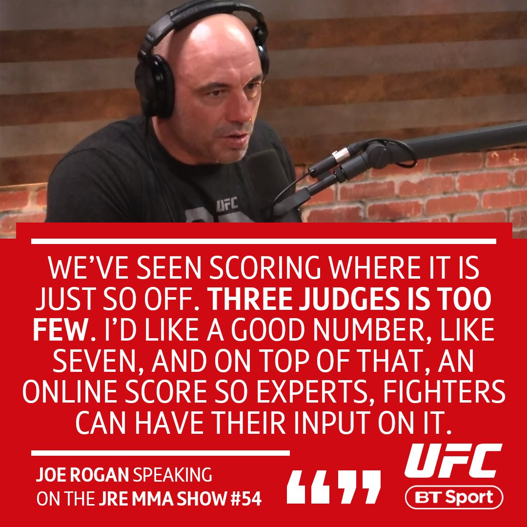 ufcontnt's tweet image. Speaking on his MMA podcast, Joe Rogan has proposed some interesting changes to the way UFC fights are judged and scored...

Do you agree? 🤔
