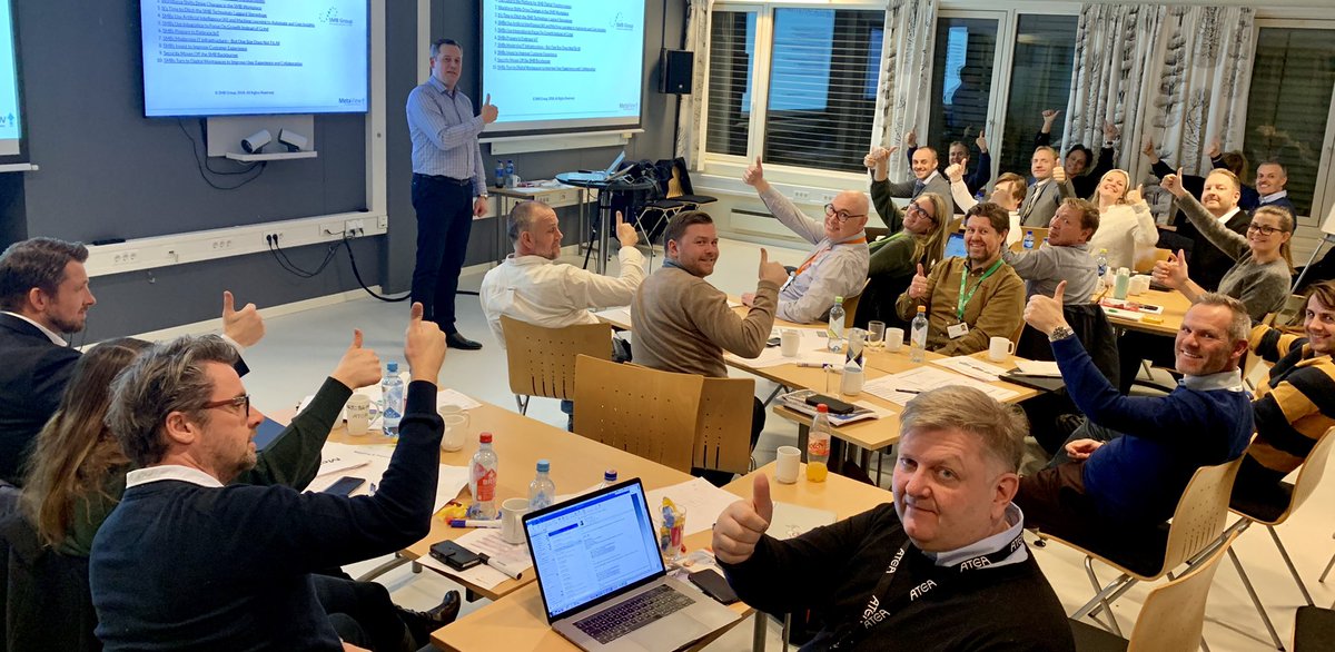 TTmmernes's tweet image. Dag 2 av 3 på @AteaNorge #EXPLOREsales  med #metaview 
Laaange dager..men spennede workshops, høyt tempo, fokus, og stort engasjement fra alle deltagerne gjør dette til god investering👍 #Nyskjerrig #Ansvarlig og #Fremtidsrettet #TP2B @JacobsMichja @stesonst @Frk_Ruud @NilsOBark
