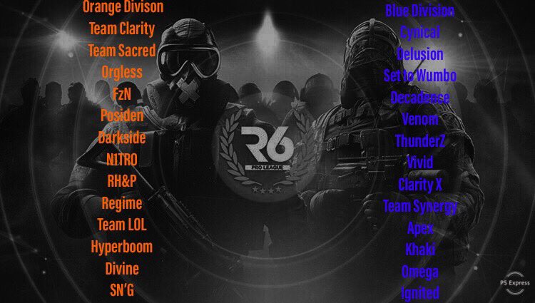 R6PLConsole's tweet photo. New divisions! Week one schedule! Starts January 14th! Get hyped! https://t.co/UElfCA36kT