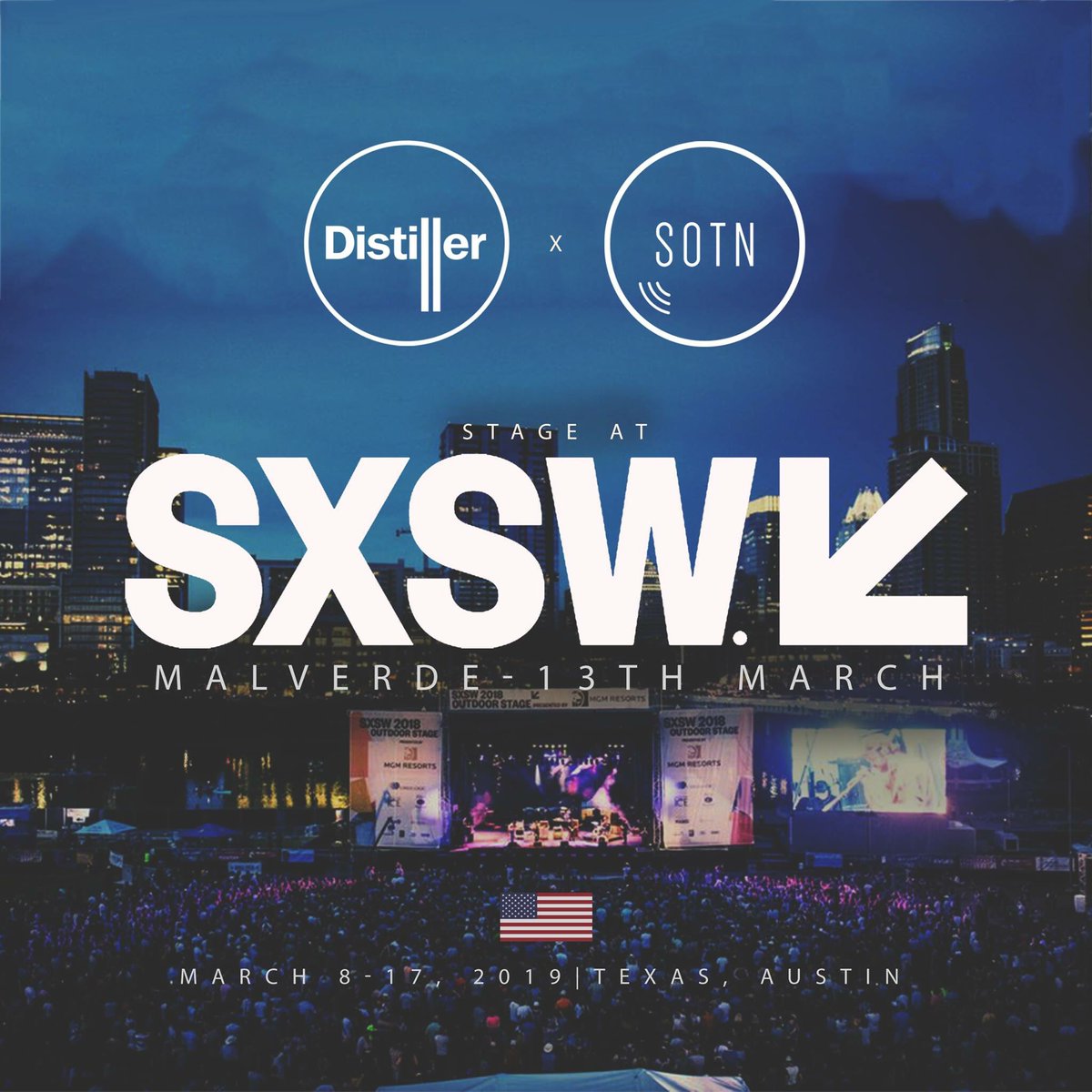 🇺🇸✈️ TEXAS HERE WE COME!!! To celebrate 10 YEARS of Scruff of the Neck we'll be hosting an official showcase at SXSW Festival 2019 with our best mates at Distiller Records in what will be in our first ever venture to the USA! 

Massive news!