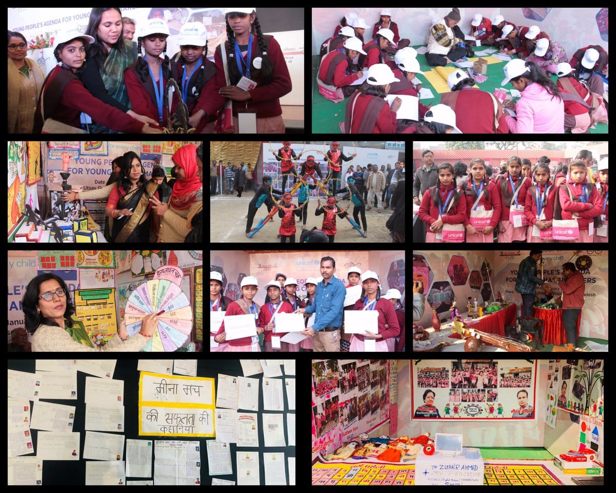 SwachhSitapur's tweet photo. "Young People's Agenda for Young Change makers" A 2 day mega event being held in Sitapur. Students and Teachers from Sitapur, Barabanki, Shahjahanpur, Lakhimpur, Hardoi participated on day 1.Great cross learning sessions on WASH components and Child rights. @sbmgup @paramiyer_ https://t.co/bmBRUnzeLz