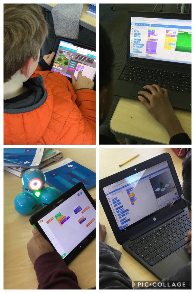 Block coding this week in the LC with <a href="/scratch/">Scratch Team</a> <a href="/codeorg/">Code.org</a> <a href="/WonderWorkshop/">Wonder Workshop</a> <a href="/gotynker/">Tynker</a> @cospaces_edu #WeAreCarroll