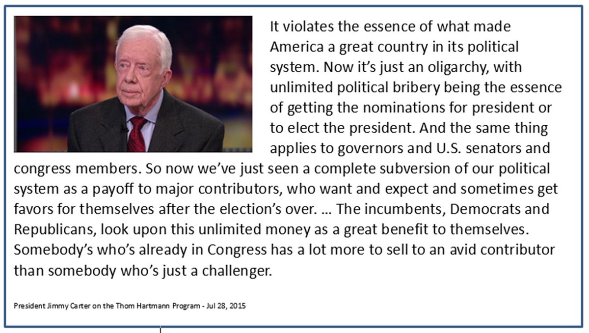 VotersEngaged's tweet photo. As we start a new year - remember what the real enemy is. Let's not get side tracked into divisive politics. Both major parties are playing the Oligarchy game and only we the people can end it. https://t.co/93OSMHxEDX
