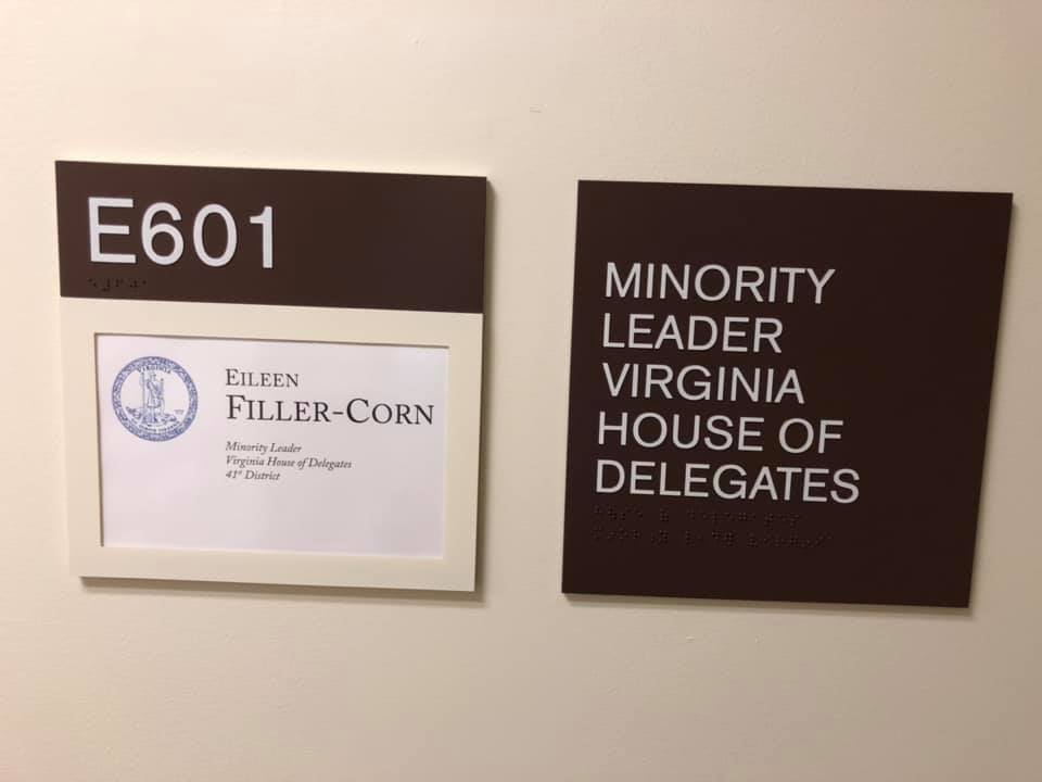 REPRORising_VA's tweet image. Congratulations to @EFillerCorn who officially became the first female minority leader of the Virginia House of Delegates today! #Historic #GeneralAssemblySession #Session2019