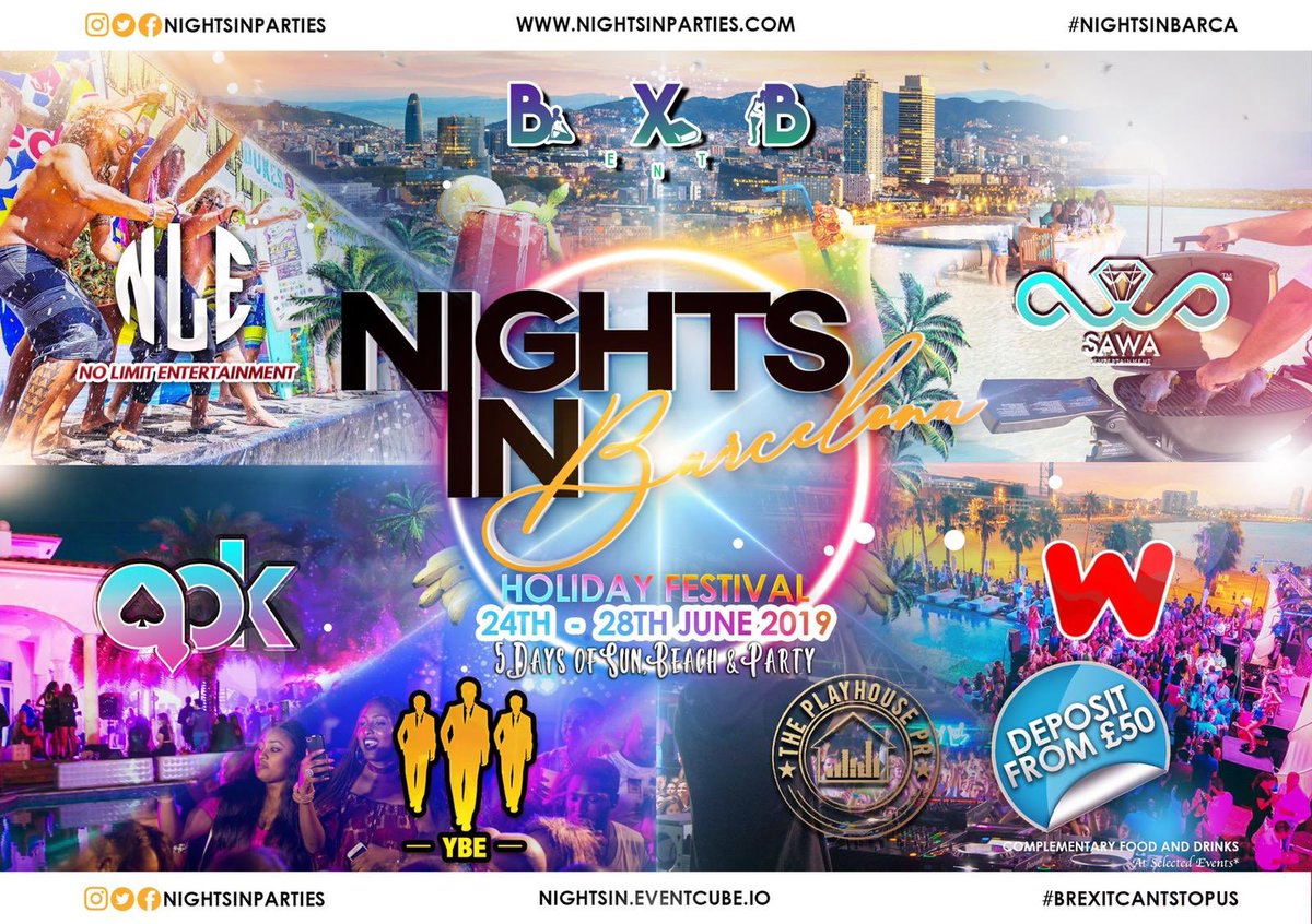 UncleTEOuk's tweet photo. Big up @BxBEnt1 with #NightsInBarca looking like the spot to be at this summer! https://t.co/DbUdelRcwn