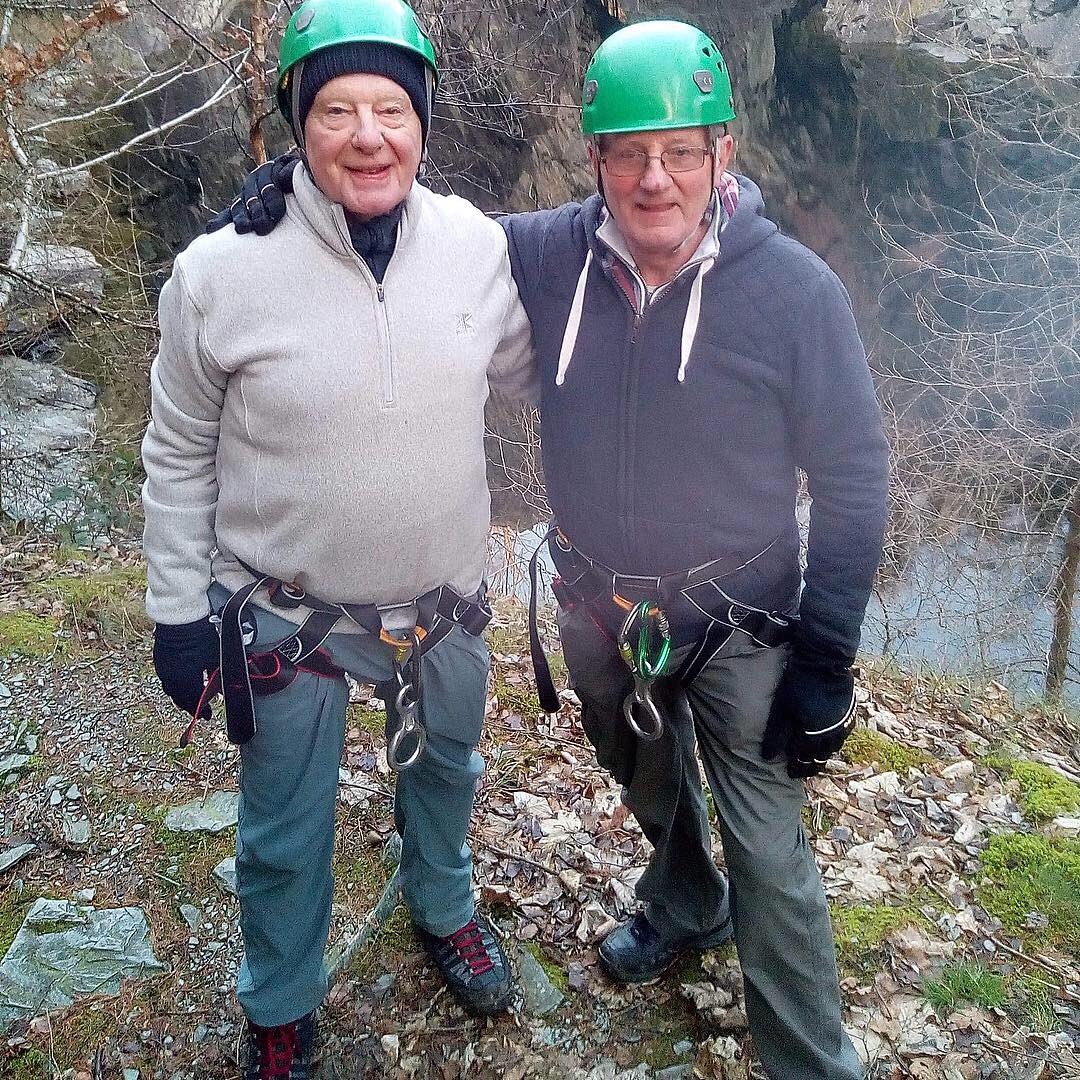 Adventure21Ltd's tweet photo. Some sponsored abseil training today for these two, showing us that at 78 and 81, age is just a number.
#abseiling #abseil #abseils #lakedistrict #lakedistrictabseils #coniston #hodgeclose #friends #sponsoredabseil #motivate #motivation #wednesday #charityabseil #charityabseils https://t.co/VyejyzSIp0