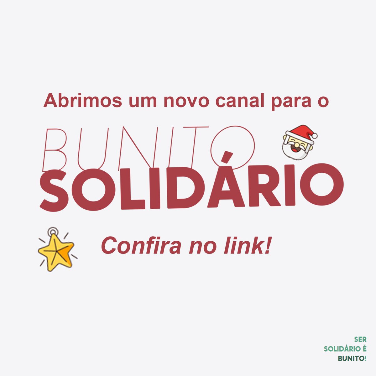 Bunito Solidário tweet media