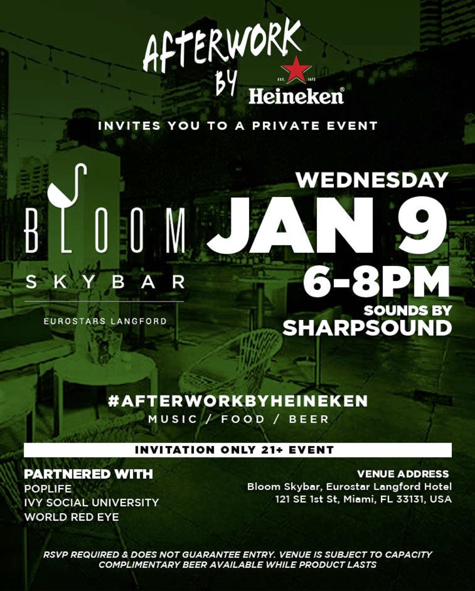 Today! We'll see you AFTERWORK

Haven't RSVPd yet? We got you: bit.ly/hawbloom