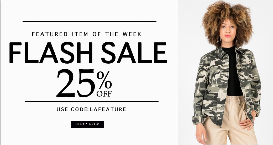 LegatoApparel's tweet photo. Item of the week!! | Search: Major Camo Military Jacket | Use code: LAFEATURE #lovelegato #legatogirl #yourtruth #stylebabe #stylegoals #styleoftheday #getthelook #bossbabe #fashiongirl #fashionlovers #fashiondaily #fashioninspo #streetwear #streetwearfashion #lastyle #camouflage https://t.co/D1VYD0WWE4