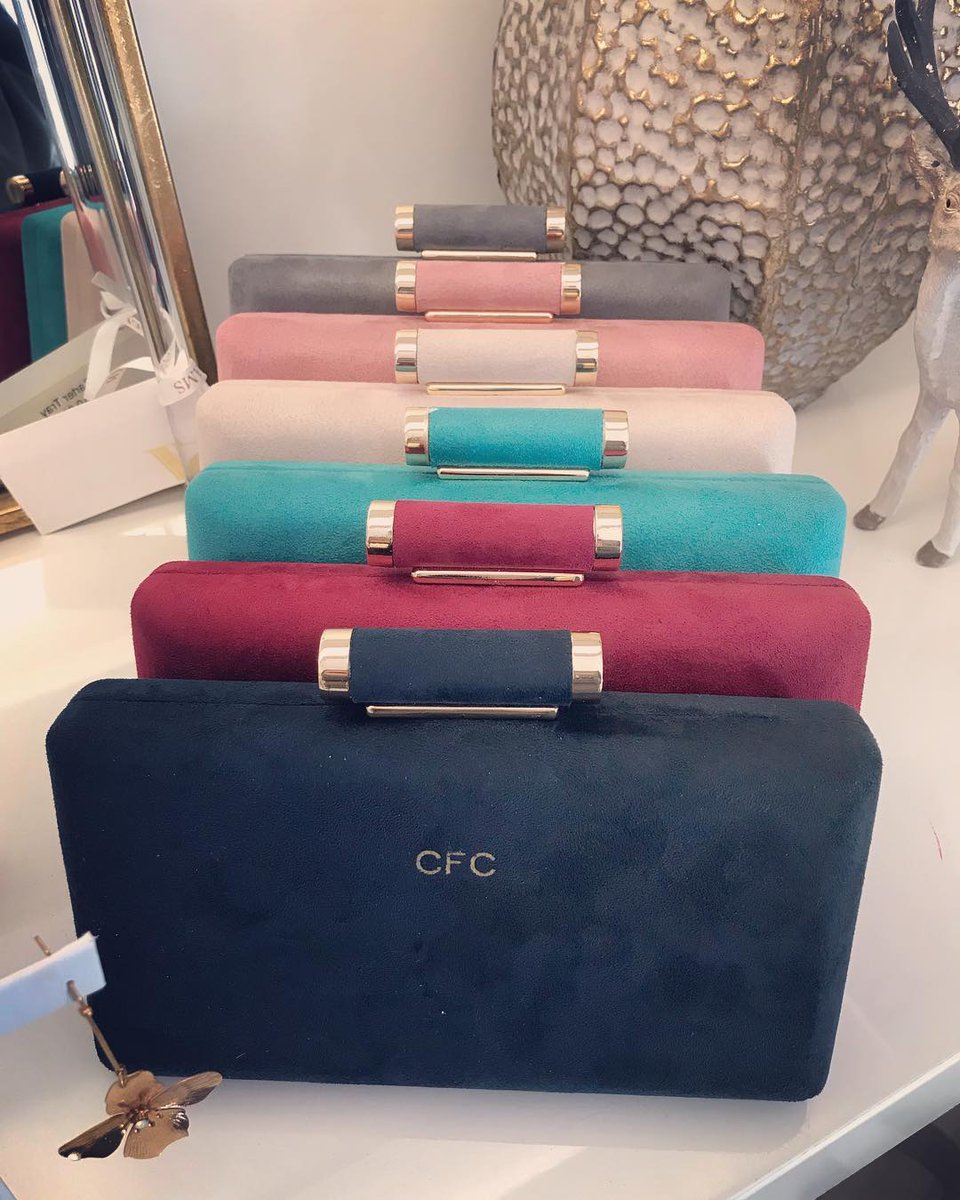 Looking to add a personal touch to your favorite fashion piece? Whyte House Monograms offers superior monograming services for a variety of fashion staples like this suede clutch. 

📷: @WhyteHouseMonograms