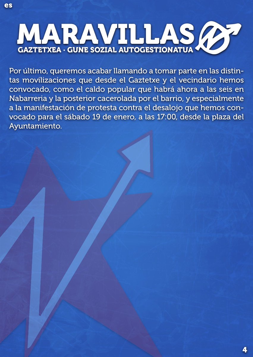 En relación al desalojo del Gaztetxe Maravillas:
👇🏻👇🏻👇🏻👇🏻