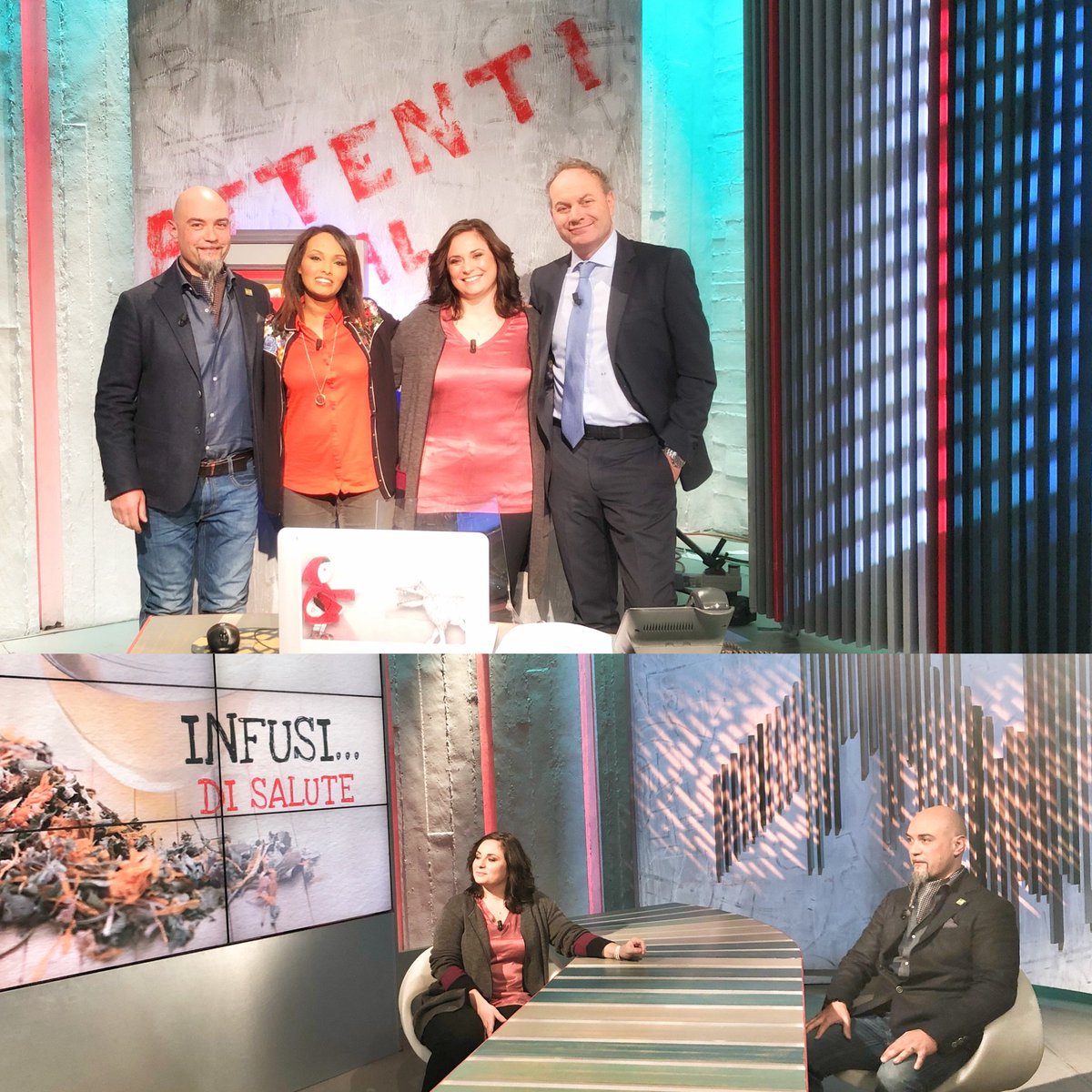 Grazie a <a href="/serena_capurso/">serena_capurso</a> Biologo Nutrizionista e Alessandro Catini Erborista Consigliere Naz. <a href="/FEI_federazione/">FEI - Federazione Erboristi Italiani Confcommercio</a> per averci detto quante e quali #tisane assumere

#attentiallupo