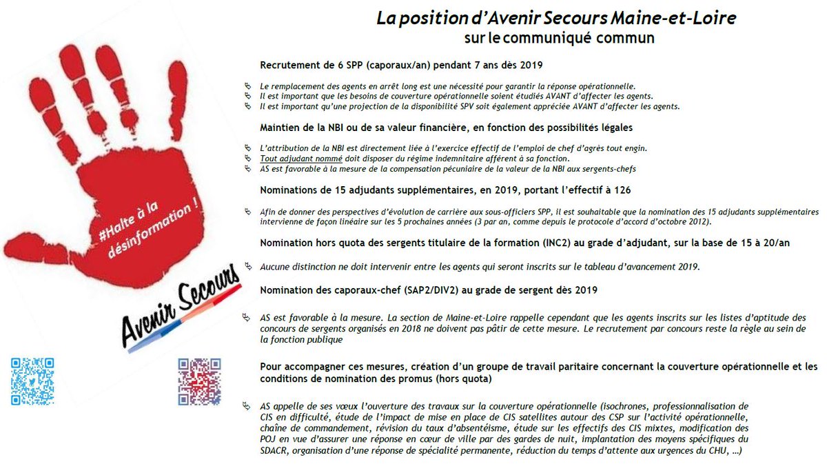 AvenirSecours49's tweet photo. @AvenirSecours49 présent autour de la table cet après-midi pour mettre en oeuvre le communiqué commun et affirmer sa position #Prefet49 #PBrault49 #AvenirSecours #SDIS_49 https://t.co/QmQ477Nw9u