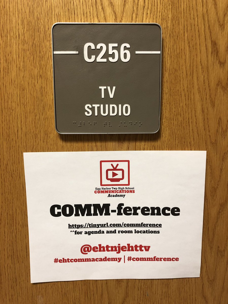 ehtnjehttv's tweet image. Happening tomorrow!! #ehtcommacademy #ehtpride #commference #mediacareers #careerday