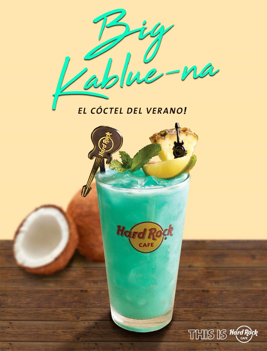 hrclima's tweet photo. Quieres un delicioso, dulce y refrescante coctel? Nuestro Big Kablue-Na está preparado a base de Ron de coco, Blue Curacao, piña colada mix y jugo de limón! 🤟
#ThisIsHardRock #HardRockCafe #HardRockCafeLima #HRCLima #Cocktail #Blue #Fresh #Summer https://t.co/oAN55yWmm7