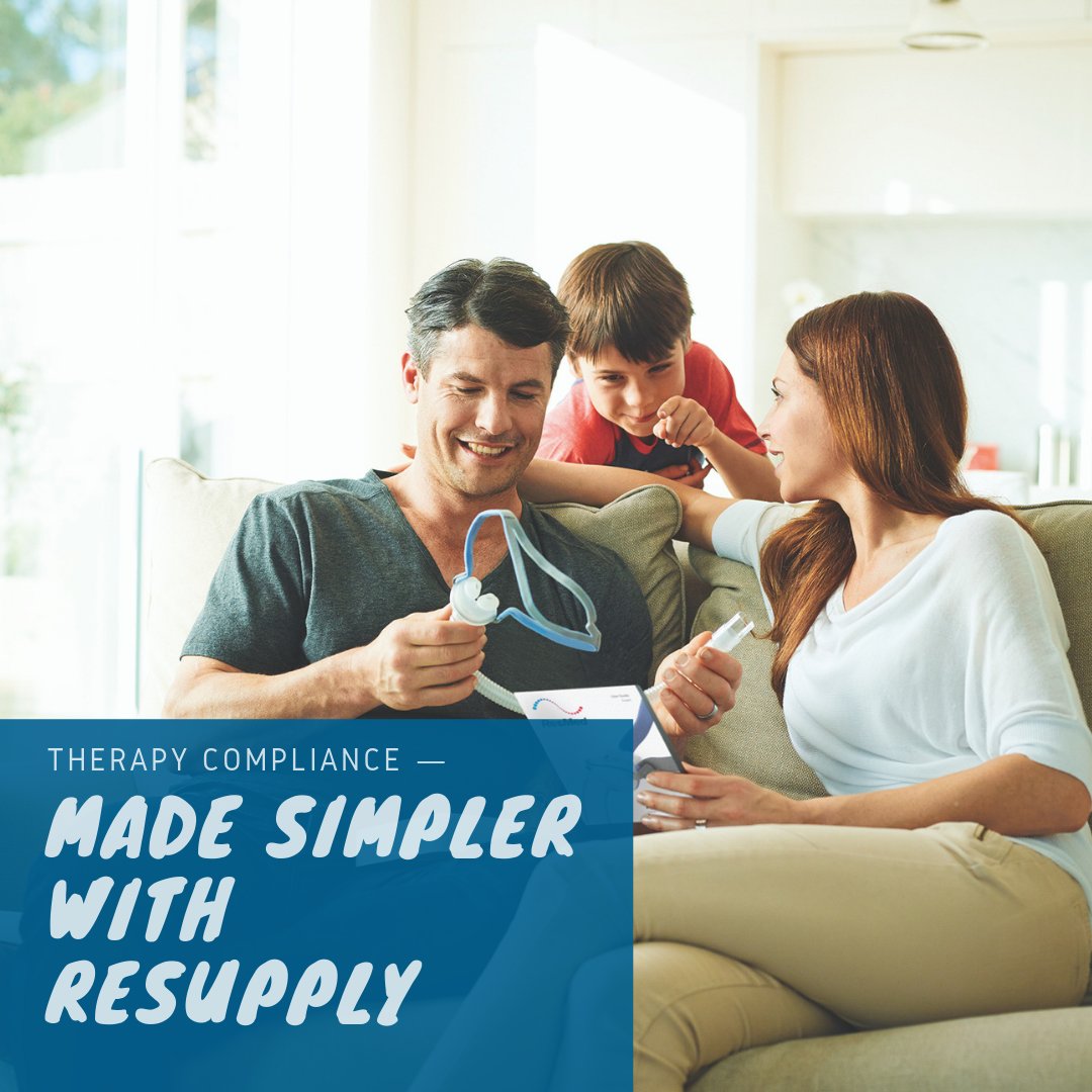 Resupply is the key to keeping patients compliant with their therapy programs. Our portal reminds patients through calls, texts, and email when it’s time for a replacement, and we also offer equipment that keep pieces clean. Contact us to learn more! bit.ly/2Ov2nIY