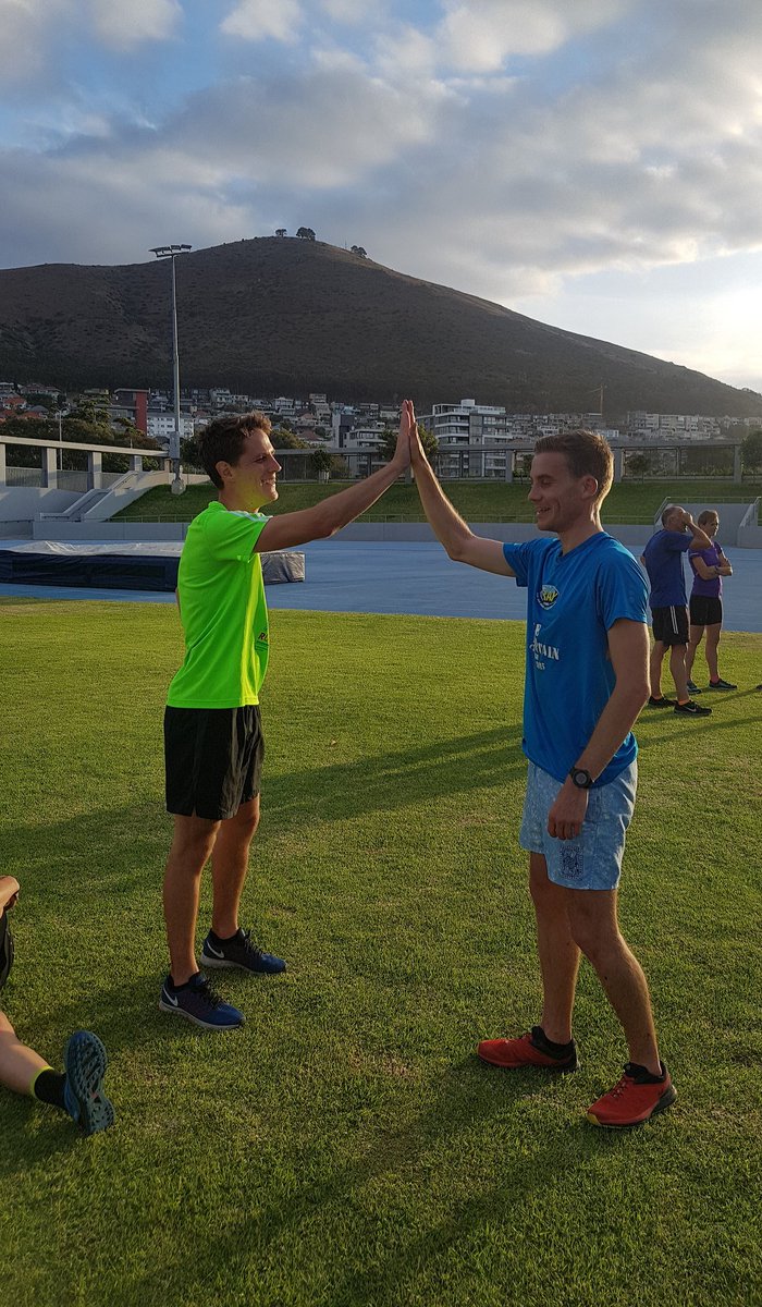 Kilometers from this afternoon's #ATCTrack session donated to the #RunningDry movement: 411.2Km.  Bumper field with over 80 runners on the Green Point Stadium Track!

4 Billion people lack access to basic sanitation services, such as toilets or latrines.

<a href="/minaguli/">Mina Guli</a>