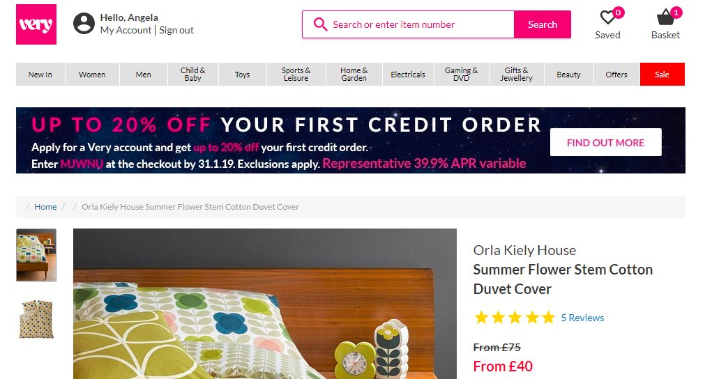 AngelaMcAdam's tweet photo. Explain this @LittlewoodsIRL. Your reduced @orlakiely double duvet priced at €78 is also reduced on @verynetwork for £40. The exchange rate today for £40 is €44.32. Why do I have to pay €33.68 more on your @shopdirect Irish site? 😕#RipOff #ScamAlert #wednesdaythoughts https://t.co/odJ9NsLoc6