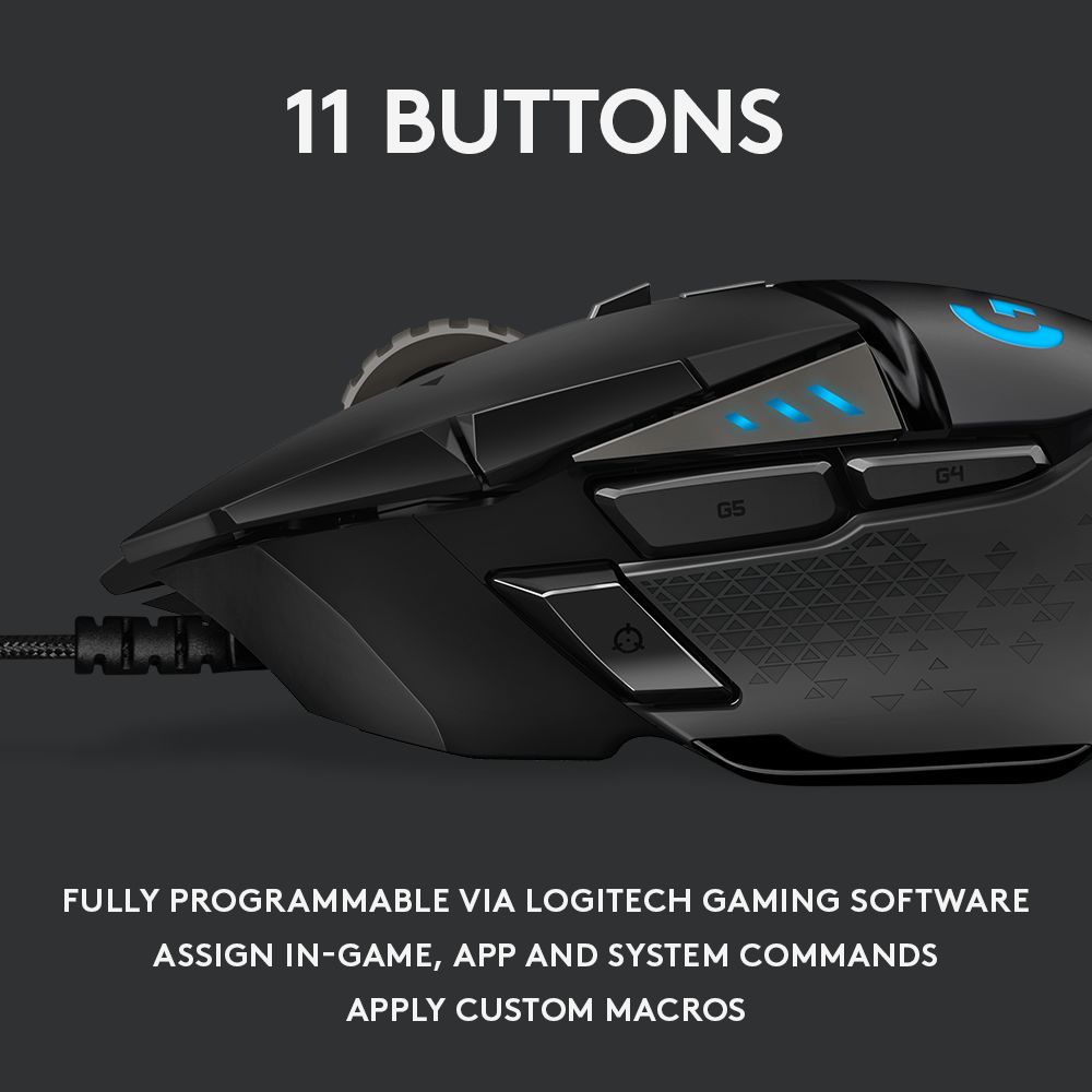 Logitech G The Logitech G502 Has Everything An Aspiring Fortnite Pro Player Needs In A Mouse 11 Programmable Buttons Will Help You Bind Anything You Want Or Need To Your